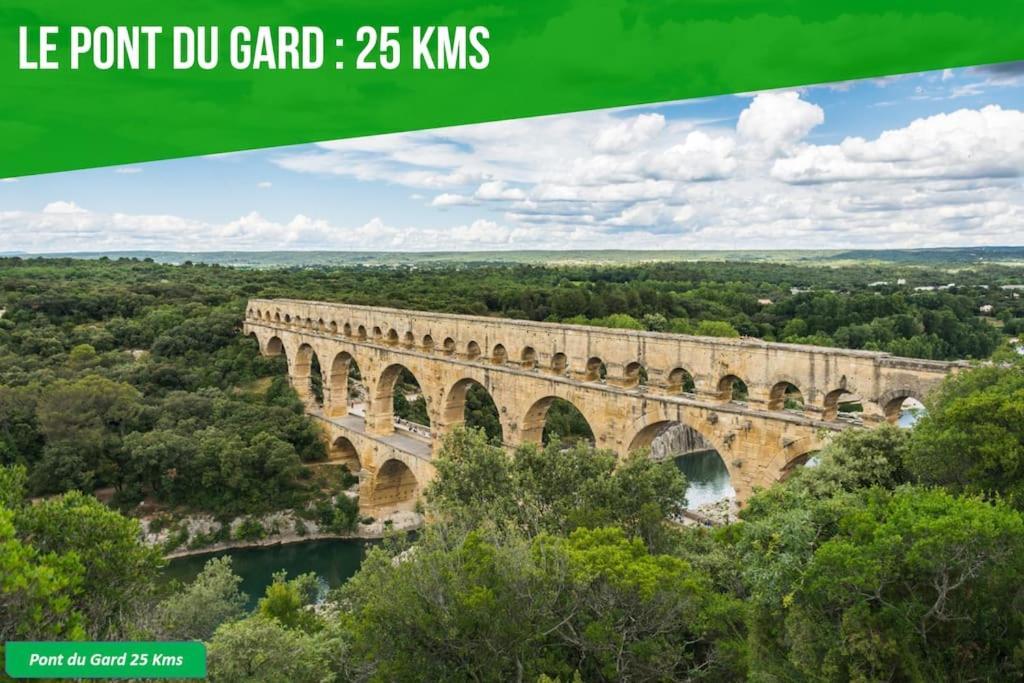 La Glycine - Parking Gratuit - Ac Clim - Cour Prive - Apartment Villeneuve-les-Avignon Ngoại thất bức ảnh