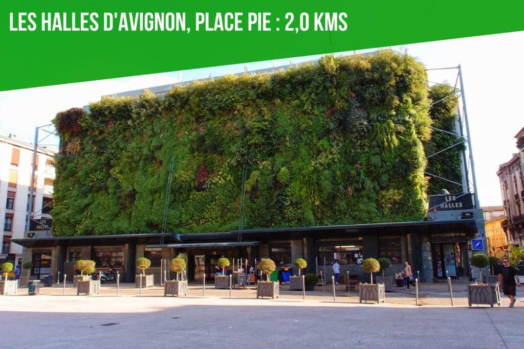 La Glycine - Parking Gratuit - Ac Clim - Cour Prive - Apartment Villeneuve-les-Avignon Ngoại thất bức ảnh