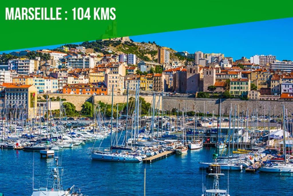 La Glycine - Parking Gratuit - Ac Clim - Cour Prive - Apartment Villeneuve-les-Avignon Ngoại thất bức ảnh